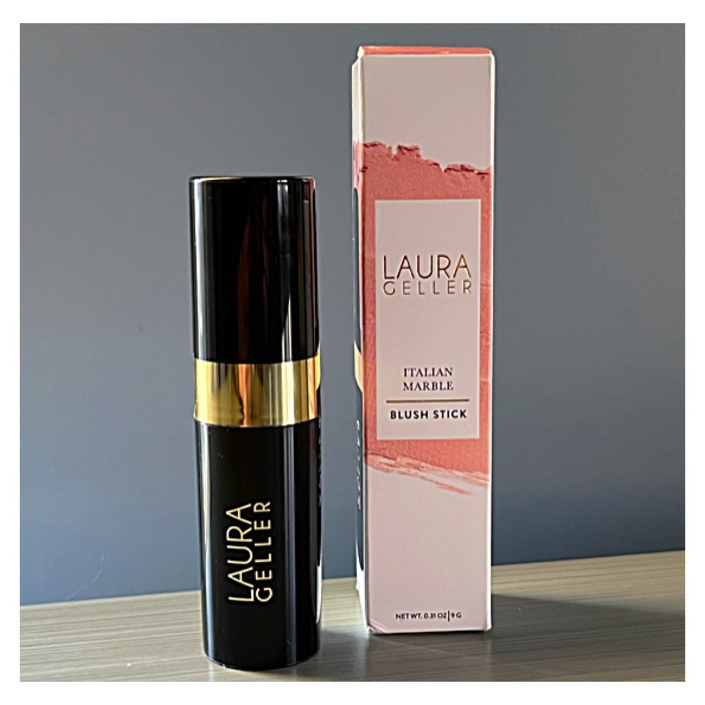 NIB Laura Geller Pink Cream Blush Italian Marble Blush Stick Pink Fiore - Picture 2 of 10